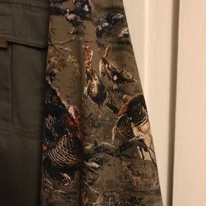 Whitetails Legendary Turkey Print Long Sleeve Shirt Size Large